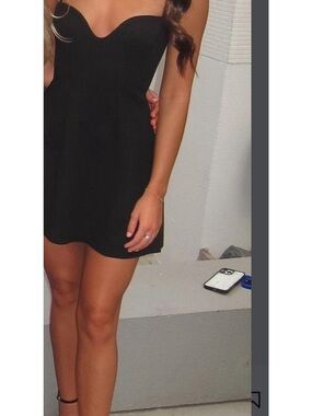 Princess Polly Rummy Mini Dress Black